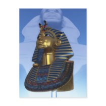 Mask of the pharaoh postcards