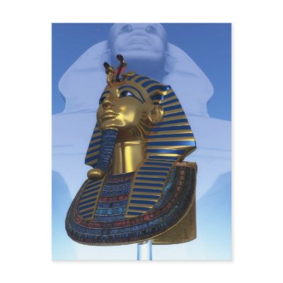 Mask of the pharaoh post cards by Cactus42