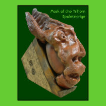 Mask of the Trihorn Epoletnarige posters by eaglecliff Mask of the Trihorn Epoletnarige posters
