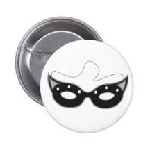 Mask Pinback Buttons