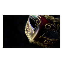 Mask Profile Card business cards