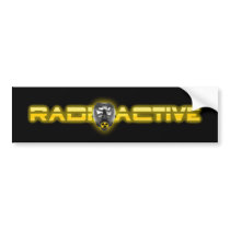 Mask Radioactive v2 Sticker bumper stickers