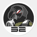 mask shirt sticker