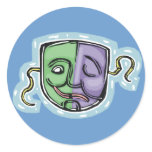 Mask Round Stickers Mask Round Stickers