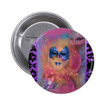 Mask venetian masquerade costume party button