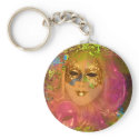 Mask venetian masquerade costume party keychains