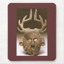 Mask with Antlers mousepads
