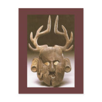 Mask with Antlers postcards