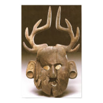 Mask with Antlers posters by nativeamerican Mask with Antlers posters