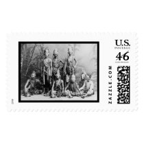 Masked Actors Java Indonesia 1902 postage by lc_vintagephotos Masked Actors Java Indonesia 1902 postage