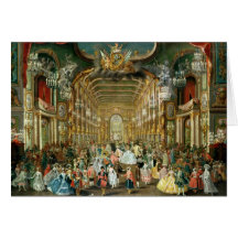 Masked Ball in the Hoftheater, Bonn, 1754 Cards