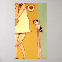 Masked Bandit Steals A Heart Print
