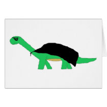 Masked Caped Apatosaurus card