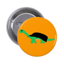 Masked Caped Apatosaurus pin