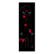 Masked Killer Bookmark business cards