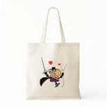 masked man with sword cartoon bags