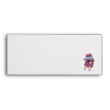 masked super villian hero grape ice pop envelope