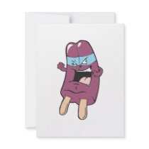 masked super villian hero grape ice pop custom announcements
