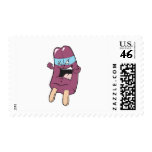 masked super villian hero grape ice pop postage