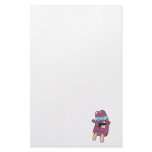 masked super villian hero grape ice pop custom stationery