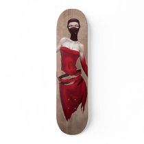 Masked Unraveling Lolita Illustrated Skate Board skateboards