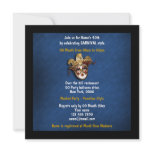 Masked venetian theme costume party personalized announcements