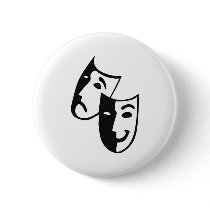 Masks Pinback Button