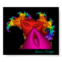 Masks by fractals posters by grjenkin Masks by fractals posters