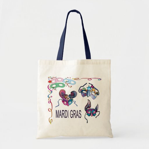 mardi gras sequin tote bag