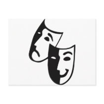 Masks Postcard