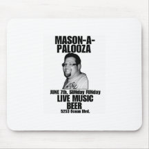 MASON-A-POLOOZA MOUSE PAD