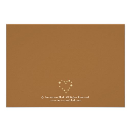Mason Jar and Fireflies Heart RSVP Invitation