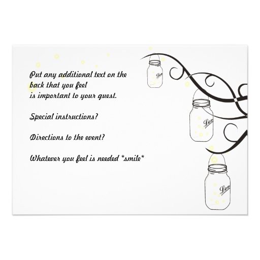 Mason Jar Birthday Invitation in Black Grey
