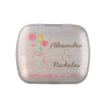 Mason Jar Country Wedding Favor Tins (rose pink) Candy Tin at Zazzle