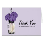 Mason Jar filled with Hydrangea Flowers Cards