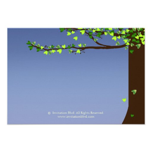 Mason Jar Fireflies Oak Tree Accommodations Card