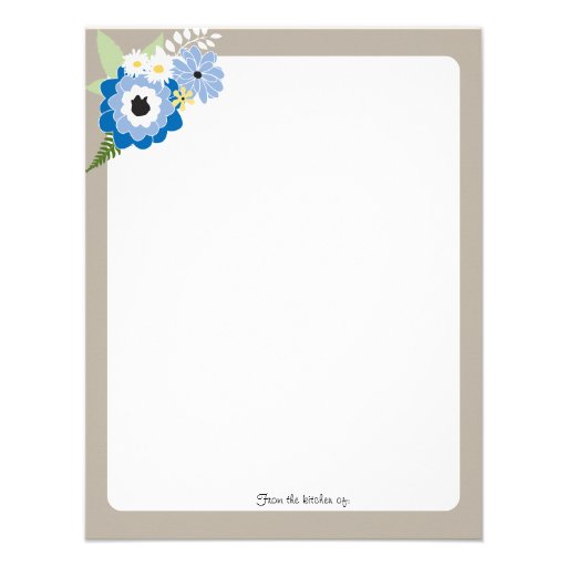 Mason Jar Flowers Recipe Card