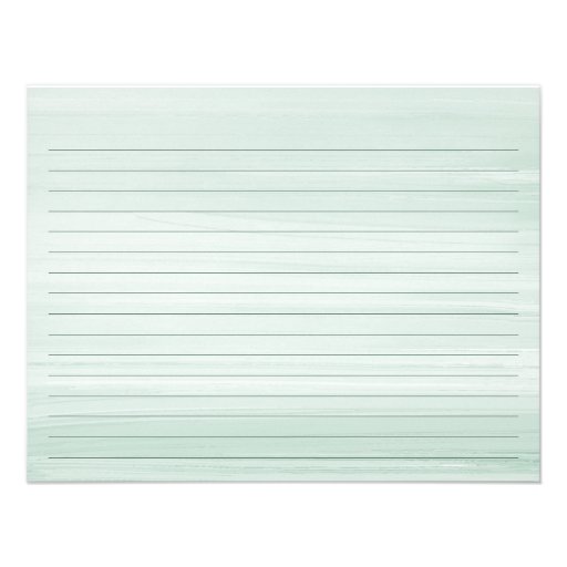 Mason Jar & Hydrangea Mint Green Recipe Card