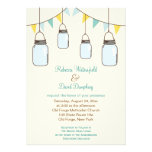 Mason Jars Country Theme Wedding Invitation