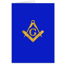 Mason - Masonic Blue Greeting Card