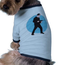 mason with drill hammer dog clothes