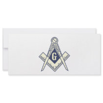 Masonic Blue Lodge Coupon Cards Rack Card Template