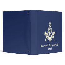 Masonic Blue Lodge Yearly Binder