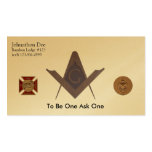 Masonic Business Card