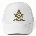 Masonic emblem cap trucker hats