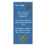 Masonic Fundraiser Personalized Rack Card