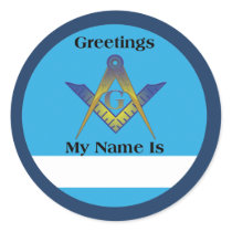 MASONIC greetings stickers