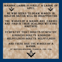 Masonic Labor posters by masonicshop Masonic Labor posters