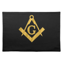 Masonic "Mason for Life" Place Mat