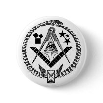Masonic Memorabilia Button